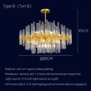 Axyaa Luxury Crystal Chandelier for Villa - Elegant & Simple for Living Room, Dining Room, Bedroom