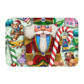 Axyaa Christmas Nutcracker Welcome Mat: Festive Home Decor Anti-Slip Carpet