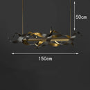 Axyaa LED Chandeliers Pendant Lamp for Dining Room, Modern Hanging Lights for Ceiling