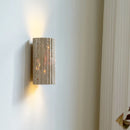 Axyaa Yellow Travertine LED Wall Lamps - Nordic Modern Stair Light Fixtures