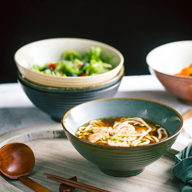 Axya Ceramic Ramen Bowl Set