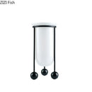 Axyaa Glass Vase with Iron Frame | Desk Decor | Floral Vases for Room Aesthetic