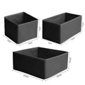 Axyaa Underwear Drawer Organizers Set of 3 - Foldable Storage Box for Wardrobe