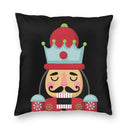 Axyaa Nutcracker Doll Print Sofa Cushion Cover - Home Decoration & Party Bedding