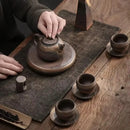 Axyaa Ceramic Kung Fu Tea Cup Handmade Retro Office and Home Main Cup