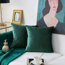Velvet Nordic Pillow Cover Set for Home Sofa Living Room by Axyaa