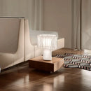 Axyaa Acrylic Wave LED Table Lamp: Modern Luxury Night Light for Bedroom
