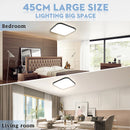 Axyaa Square LED Ceiling Light Fixture for Modern Living Room Chandelier