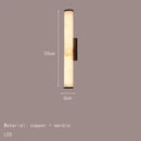 Axyaa Marble LED Wall Lights Copper Sconces Luxury Bedroom Lamp Art Decor