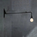 Axyaa Retro Pipe Wall Lamp Swing Arm Lighting E27 Decor Artist Kitchen Light