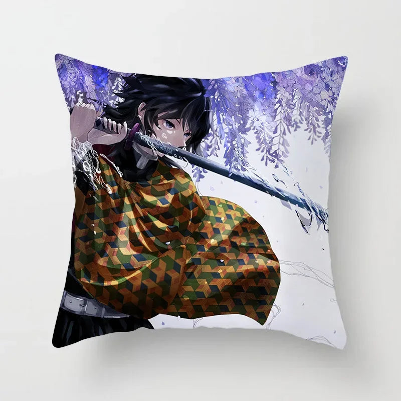 Demon Slayer Kimetsu no Yaiba Pillowcase for Kids Bedroom Decor by Axyaa
