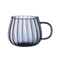 Axyaa Pumpkin Glass Cups - 400ml High Borosilicate Coffee Tea Drinkware