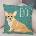 Axyaa Cartoon Dog Pet Animal Pillowcase