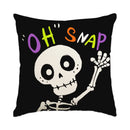 Axyaa Halloween Skull Pumpkin Head Cartoon Pillow Horror Ghosts Trick or Treat