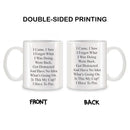 Axyaa Senior Citizens Ceramic Coffee Tea Mug 11 oz White Best Gift for Elderly