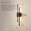 Axyaa Nordic LED Wall Lamp - Dual Power Metal Acrylic Sconce for Home Decor