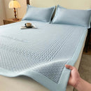Axyaa Large Cardamom Ice Bean Mat Three-Piece Set