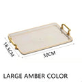 Axyaa Nordic Green Acrylic Tray for Tea Set & Jewelry Storage