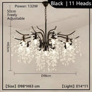 Axyaa Crystal Pendant Light: Modern Luxury Minimalist Design for Home Décor.