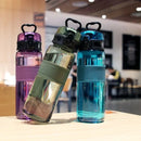 Axyaa 500ml Sports Water Bottle with Tea Filter - Portable, Leak-proof, Transparent Cup