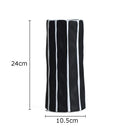 Axyaa Stripe Ceramic Vase Flower Pots Desk Decor Ornaments Craft Floral Vases