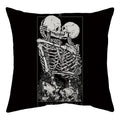 Axyaa Halloween Ghost Skull Pumpkin Decorative Pillow Cover 45X45CM