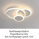 Axyaa LED Ceiling Light White Modern Children's Room Bedroom Chandelier