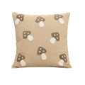 Axyaa Mushroom Pillow Covers in Beige Canvas for Home Decoration in Various Sizes