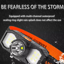 Axya LED COB Mini Headlamp: USB/AAA Powered, Waterproof, Super Bright