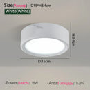 Axyaa LED Downlight Ceiling Lamp 5W-18W Modern Surface Mounted Spotlight for Bedroom Living Room