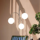 Minimalist Iron Glass Chandelier Pendant Light for Home Decor by Axyaa