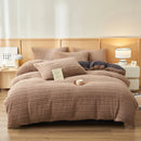 Axyaa Cozy Fleece & Velvet Bedding Set for Winter Comfort