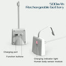 Axyaa Motion Sensor Toilet Night Light with Star Projection LED Light