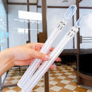Axyaa White Panda Alloy Chopsticks Set in Storage Box