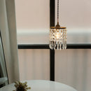 Axyaa LED Crystal Chandelier Pendant Light Luxury Design