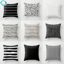 Axyaa Geometric Stripe Polyester Pillow Cover Home Decor Cushion Case
