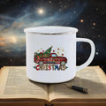 Axyaa Enamel Cup: Cute & Funny Original Anime Mug for Tea, Coffee, Beer & Travel