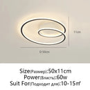 Axyaa LED Ceiling Chandelier for Bedroom Living Room Study Kitchen - Black and White