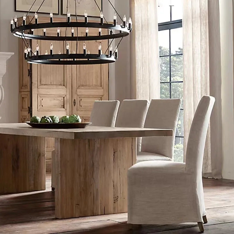 Axyaa Retro Iron Double Pendant Lamp for Cafe Restaurant Bar Chandelier