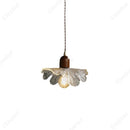Axyaa LED Glass Lampshade Chandelier for Living Room, Bedroom, and Cafe Lighting