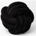 Axyaa Handmade Velvet Knot Throw Pillow for Home Sofa Bed Chair