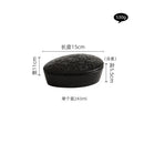 Axyaa Stone Pattern Ceramic Dessert Bowl with Lid, Ideal for Stew, Soup, and Salad