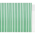 Axyaa Stainless Steel Reusable Straw Set - 20pcs High Quality Metal Straws