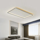 Axyaa Square Ceiling Chandelier: Dimmable Nordic Living Room Light Fixture