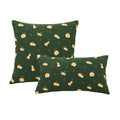 Embroidered Pumpkin Halloween Pillowcase Cojines by Axyaa