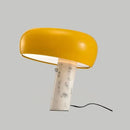 Axyaa Marble Mushroom Table Lamp - Minimalist Snoopy Art, Creative Light for Home Décor