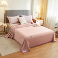 Axyaa Cloud Mink Blanket - Solid Color Fleece Nap Blanket with Simple Hemming