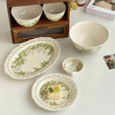 Ceramic Dessert Plates Set by Axyaa: Stylish Tableware for Afternoon Tea and Desserts