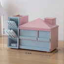 Axyaa Desk Organizer with Drawer - Large Capacity Stationery Storage Box