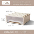 Axyaa Closet Organizer Storage Bins with Lid: Desktop Box for Clothes, Socks, Underwear